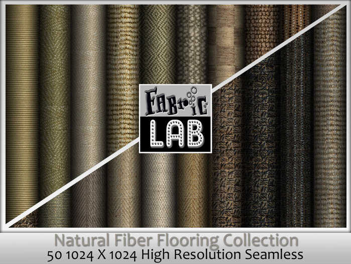 Fabric Lab Natural Fiber Flooring Textures Jute Sisal Natural Rug or Carpet