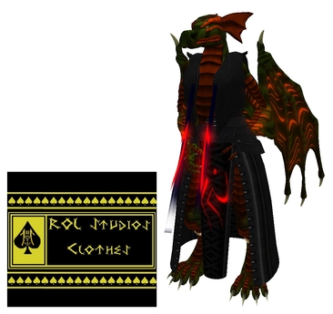 Second Life Marketplace - Leather Robes for Seawolf Dragon Biped