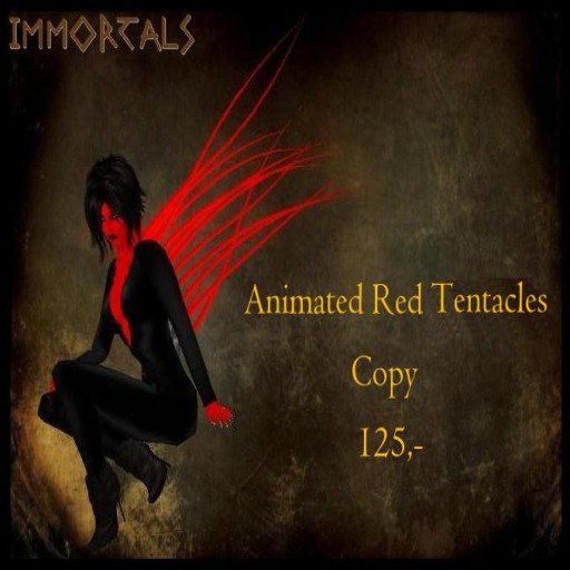 IMMORTALS ANIMATED BLUE TENTACLES