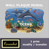 Wall plaque mural Ocean