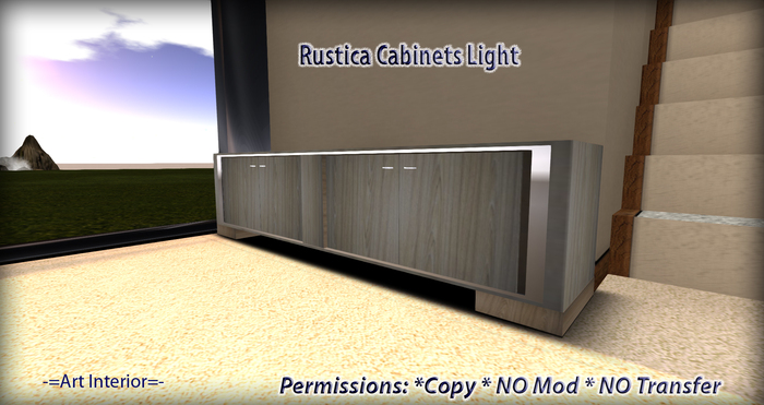 -=Art Interior=- Rustica Cabinets Light Boxed