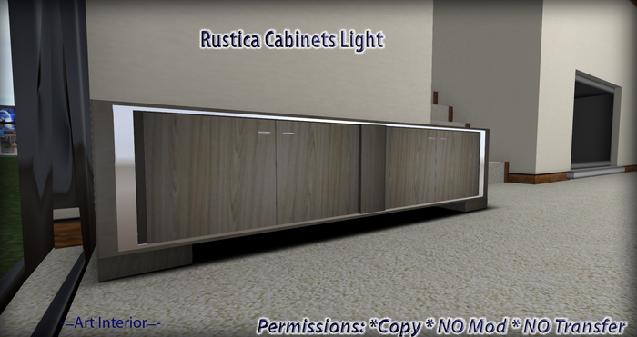 -=Art Interior=- Rustica Cabinets Light Boxed