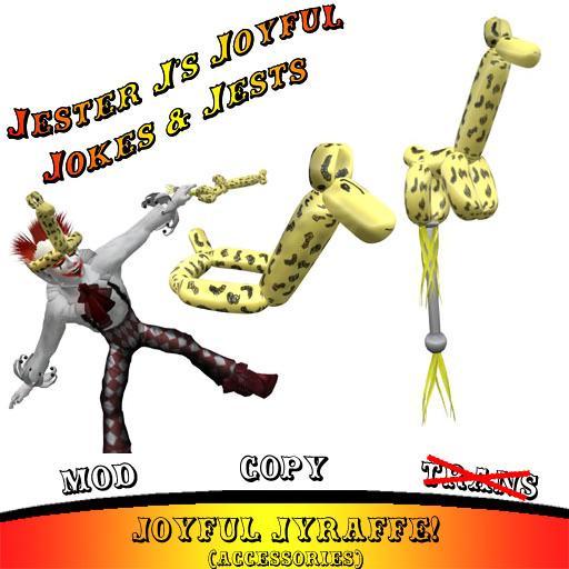 Jester J's Joyful Jyraffe Accessories Set