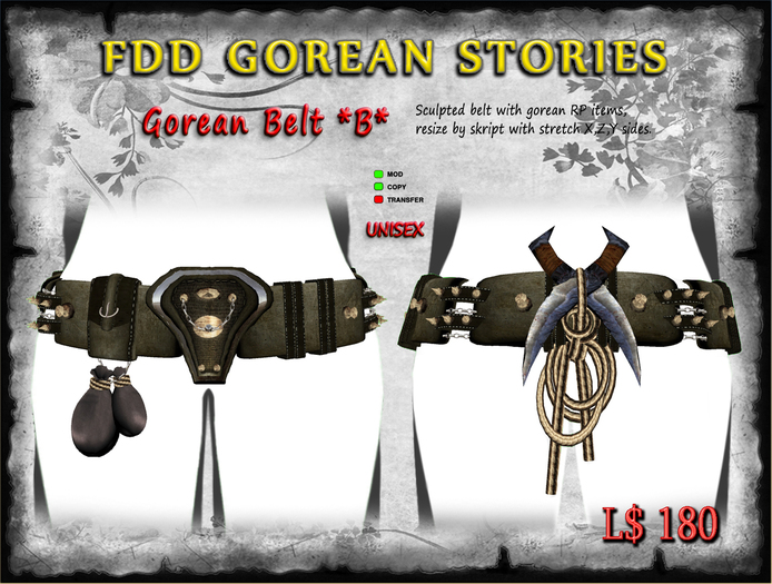 FDD GS *Belt B* - Unisex