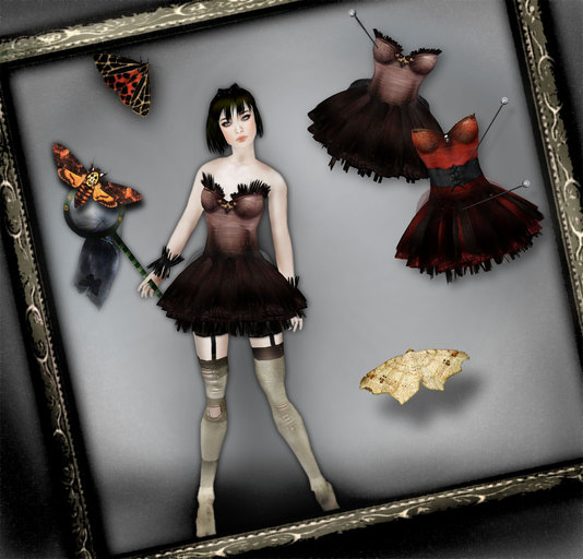 [Rotten Toe] moth hunter 2 dresses (+ omega appliers)