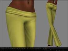 SP Designs - MESH Yoga Pants - Yellow