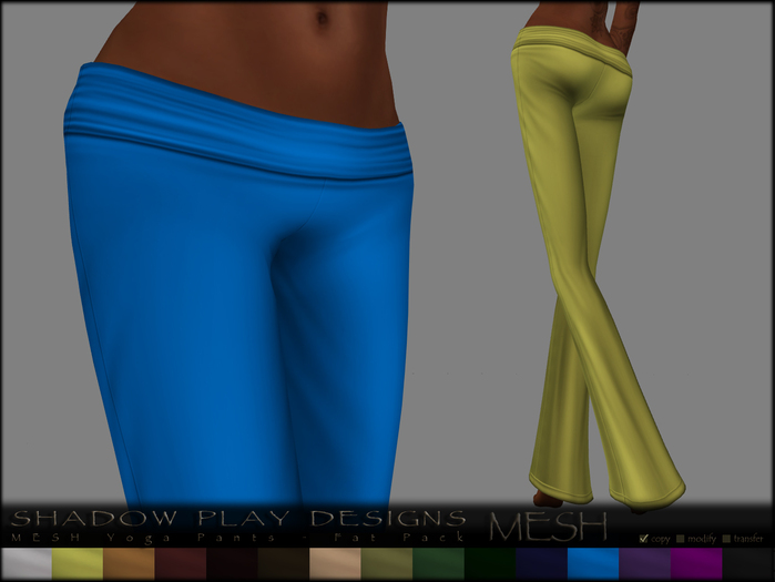 SP Designs - MESH Yoga Pants - FAT PACK 