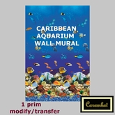 Caribbean Aquarium wall mural (mod/copy)