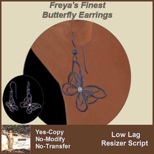 Freya's Finest Butterfly Earrings