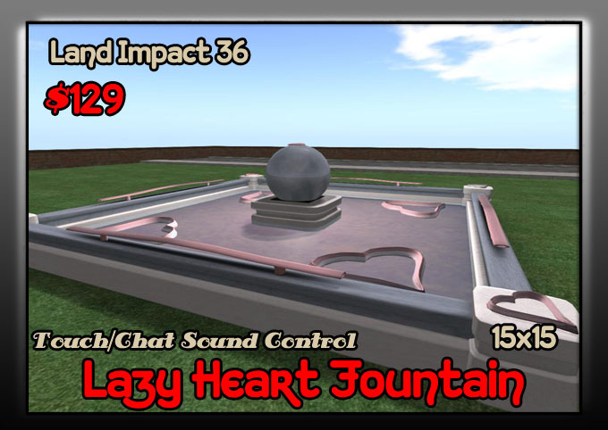 Lazy Heart Fountain / Brick & Mortar Designs
