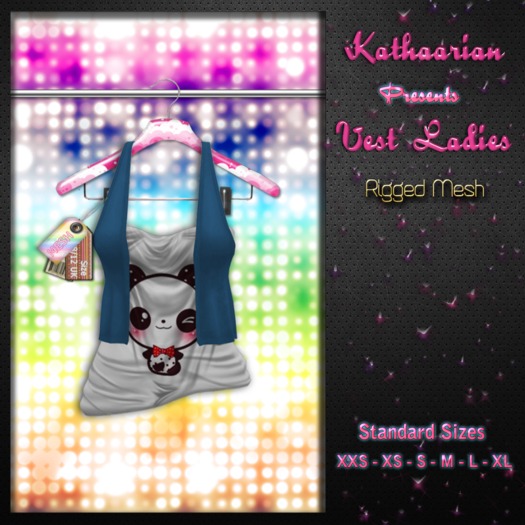 KATHAARIAN / Rigged Mesh /Vest Ladies_Panda