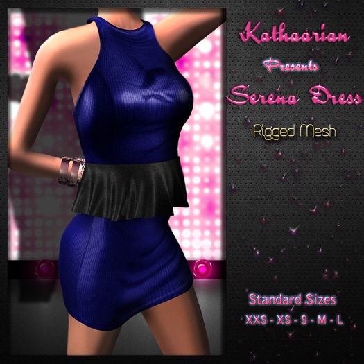 KATHAARIAN / Rigged Mesh / Serena Dress - DEMO