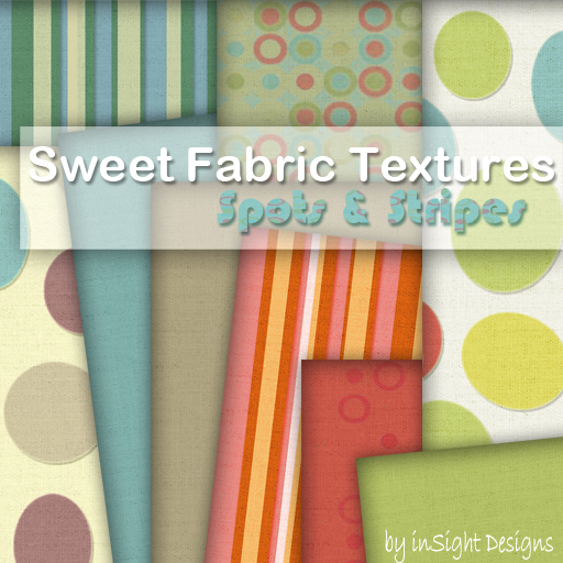 "sweet" spots and stripes Fabric Textures.  Full Permissions by inSight Designs