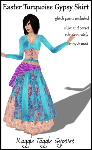 RTG Easter Gypsy Skirt with sculpty hip scarf (boxed)