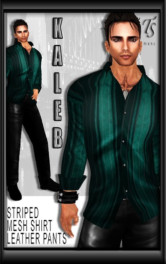 TS-Kaleb -Striped Outfit-Jade