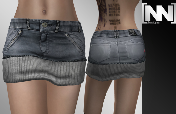 [nn] -Mesh Mini -denim/cotton