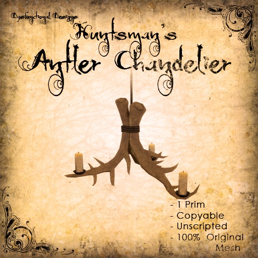 [DDD] Huntsman's Antler Chandelier - 100% Mesh