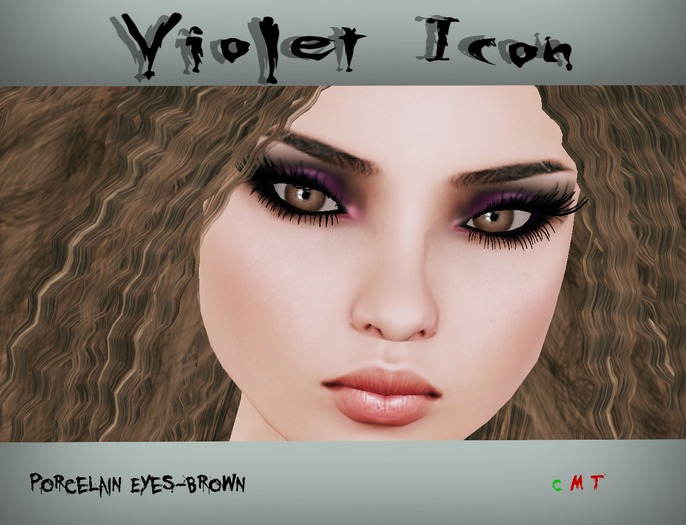 [Violet Icon] Porcelain Eyes-Brown