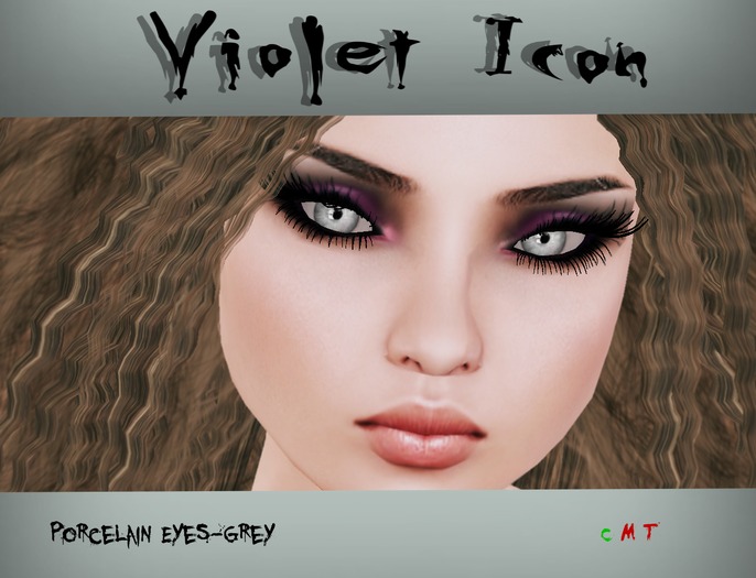 [Violet Icon] Porcelain Eyes-Grey