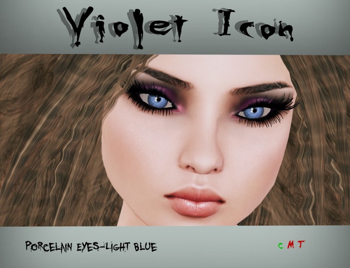 [Violet Icon] Porcelain Eyes-Light Blue
