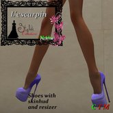 Escarpin With Hud & Resizer Glanss Lgt Purple