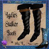 !~CF~! Ladies Stalker boots black