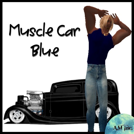 A.M. Muscle Car Blue
