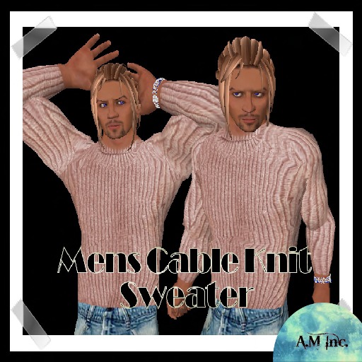 A.M. Men Sweater Salmon