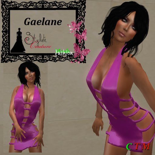 GAELANE  Vinyl Hotpink