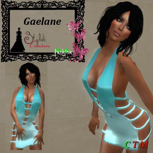 GAELANE  Vinyl Turkish bleu