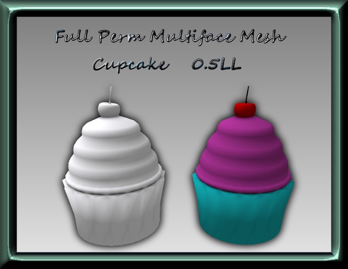 ! SR - Full Perm Mesh Cupcake 