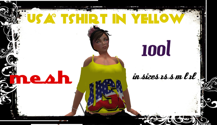 usa female1 yellow MESH BOXED 
