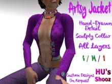 ArtsyJacketPurpleKiss