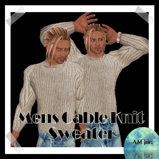 A.M. Men Sweater Salmon