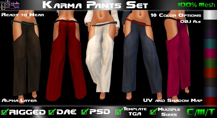 *EVO VT MESH* Karma Pants Set 