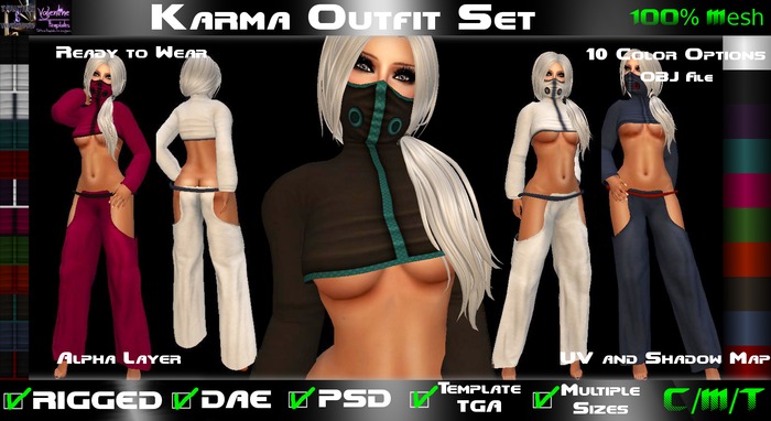 *EVO VT MESH* Karma Outfit Set 