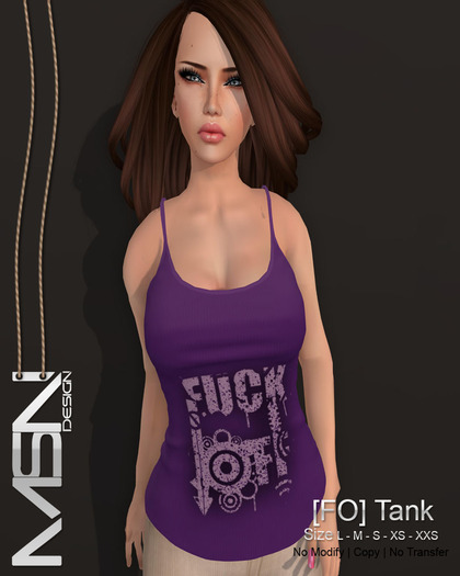 Msn Design - [FO] Mesh Tank Purple 