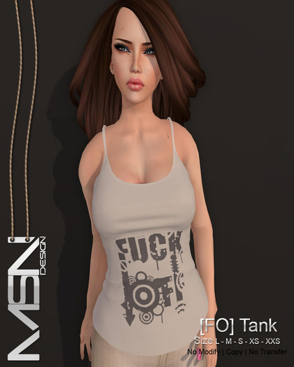 Msn Design - [FO] Mesh Tank Grey