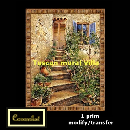 Tuscan mural villa