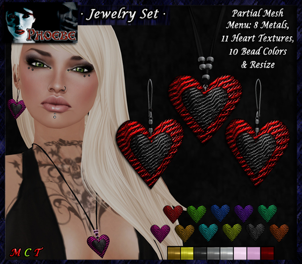*P* Passion Jewelry Set ~Multi Textures~ (P.MESH)