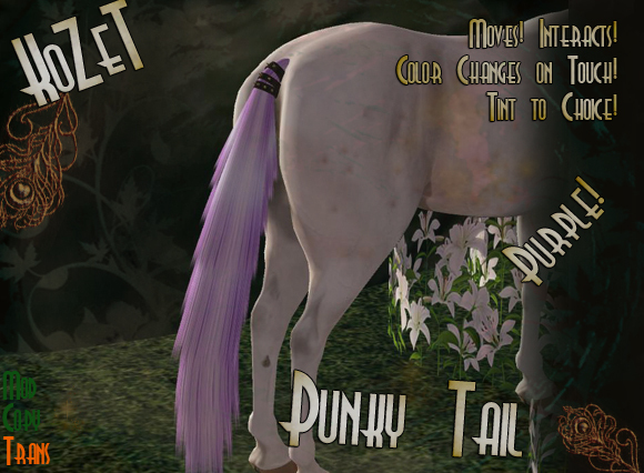 <K> Punky Tail Purple 