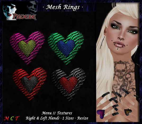 *P* Mesh Passion Rings 2 ~11 Textures~