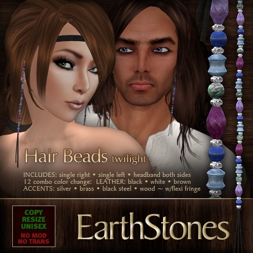 EarthStones Hair Beads - Twilight BOX