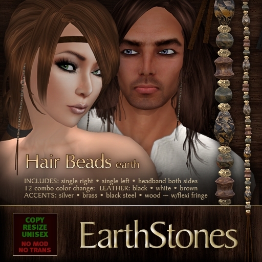 EarthStones Hair Beads - Earth (BOX)