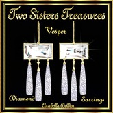TST - VESPER DICHROIC DIAMOND EARRINGS YG