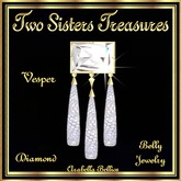 TST - VESPER DICHROIC DIAMOND BELLY JEWEL YG