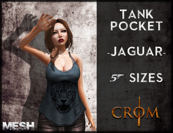 -CroM- Tank Pocket - Jaguar