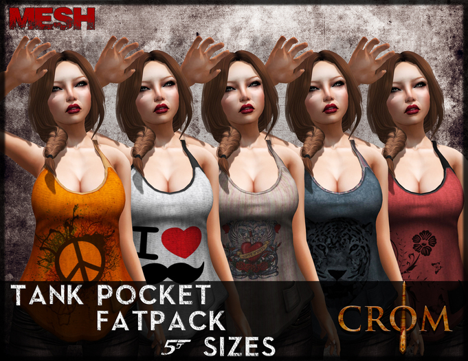 -CroM- Tank Pocket - Fatpack