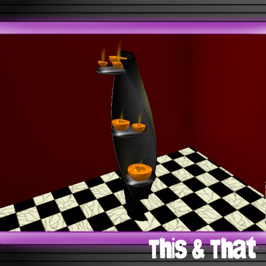 Ornamental sculpture candles