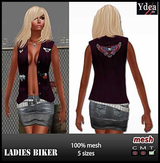 *Ydea* Ladies Biker Red